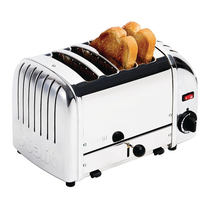 4-Slot Stainless Steel Toaster with Adjustable Slots | Dualit Vario 2