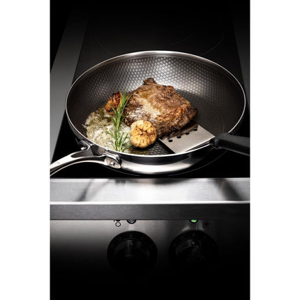 Tri-Shield Stainless Steel Frying Pan with Clad Coating | Vogue | 20 cm 8