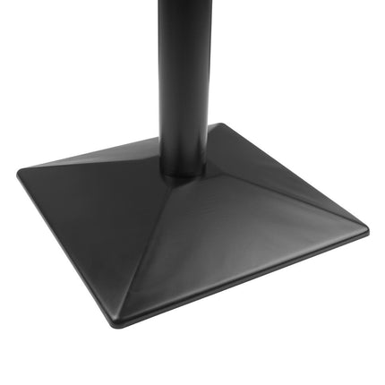 Square Table with Dark Wood Effect Top 700mm | Bolero Complete 3
