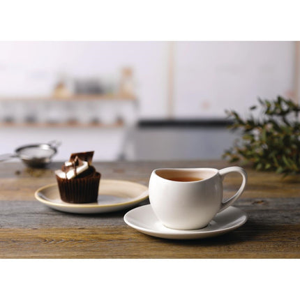 White Porcelain Cappuccino Saucer 15.9 cm | Churchill White 3