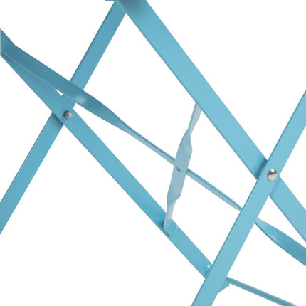 Steel Folding Chairs Turquoise | Bolero 8