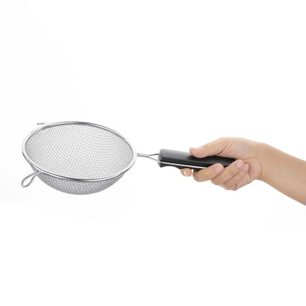 High-Quality 160mm Sieve with Double Mesh and Wooden Handle | Vogue 2
