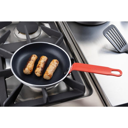 Non-Stick Frying Pan 200mm with Red Handle | Hygiplas Teflon Platinum Plus 6