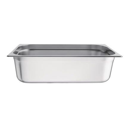 Stainless Steel GN 1/1 Gastronorm Pan 150mm Depth | Vogue 5