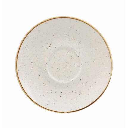 Cappuccino Saucer 15.6cm | Churchill Stonecast Barley White