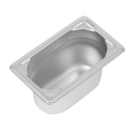 Stainless Steel GN 1/9 Container 100mm Depth | Vogue | 176x108mm