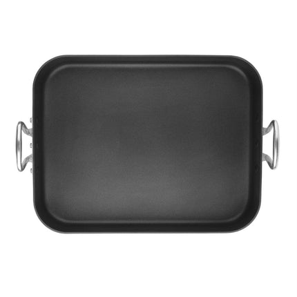 Aluminium Non-Stick Roasting Pan with Handles | Vogue | 80mm Deep 4