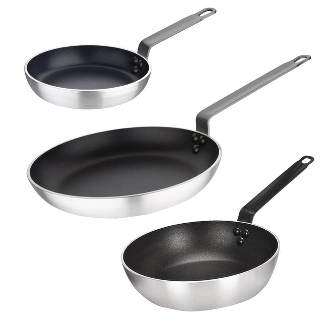 3-Piece Non-Stick Frying and Sauté Pan Set | Vogue Cook Like A Pro