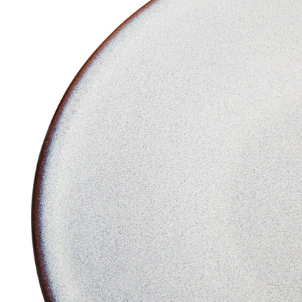 Grey Plain Coupe Plates 230mm | Olympia Drift | Porcelain 5