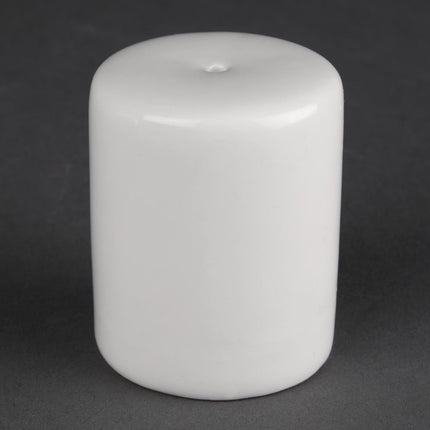 Salt Shakers | Olympia Athena | 12 Pieces | White Hotel Porcelain