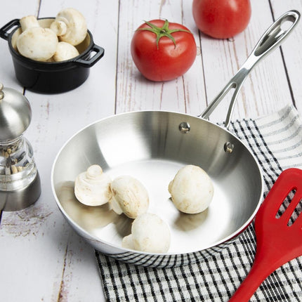 Tri-Wall Stainless Steel Frying Pan 200mm | Vogue 6
