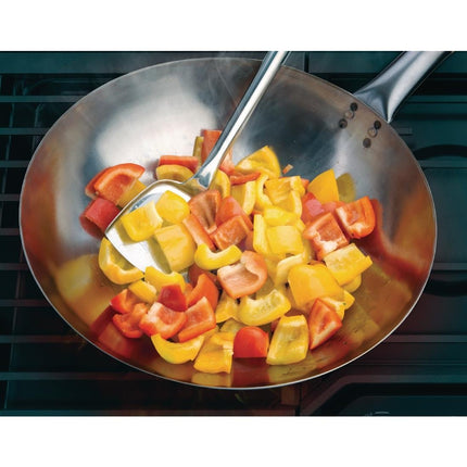Soft Steel Wok with Round Bottom 35.5cm | Vogue 4