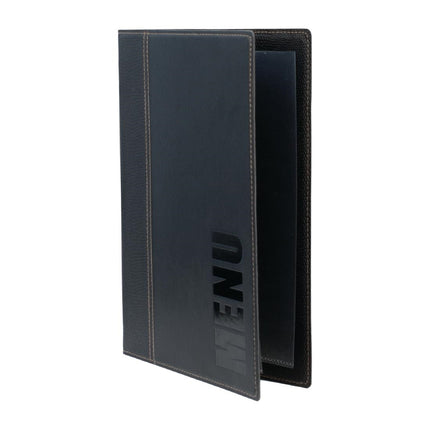 Scratch-Resistant Synthetic Leather A4 Menu Covers with Storage Box | Securit | 20 Pieces 3