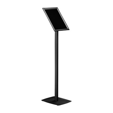 Freestanding Info Stand with Click Frame A4 Black 25mm | Europel 5