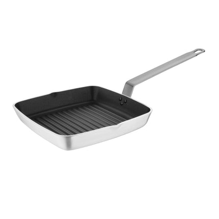 Aluminium Non-Stick Ribbed Grill Pan 24cm | Vogue