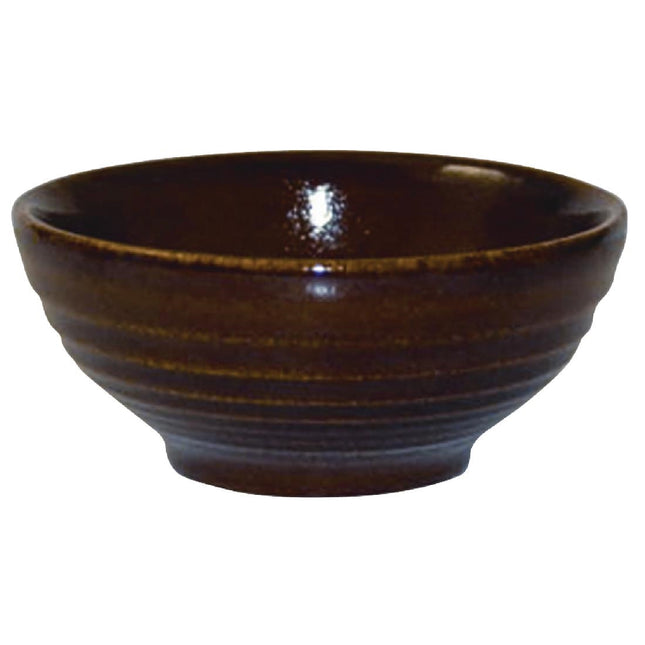 Ripple Snack Bowl 170ml | Churchill Cinnamon