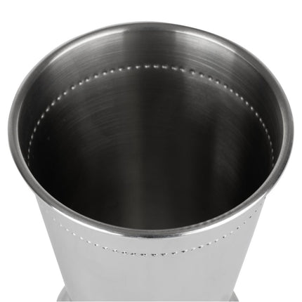 Barware Embossed Stainless Steel Julep Cup 370ml | Olympia 4