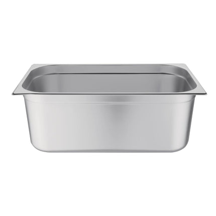 Stainless Steel GN 1/1 Gastronorm Pan 200mm Depth | Vogue 5