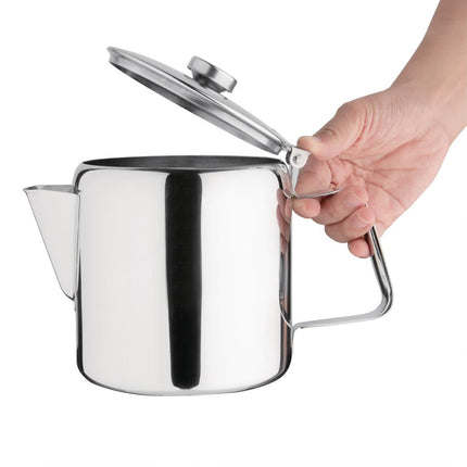 Stainless Steel Teapot 1.4L | Olympia Concorde 2