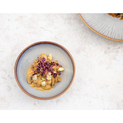 Grey Plain Coupe Bowls 155mm | Olympia Drift | Porcelain 6