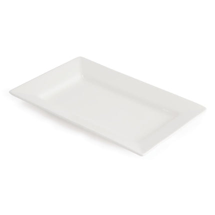 Rectangular Porcelain Platters with Wide Rim 20x13cm | Olympia Lumina 4