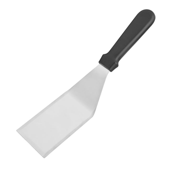 Stainless Steel Hamburger Turner with Plastic Handle | Vogue | 18cm