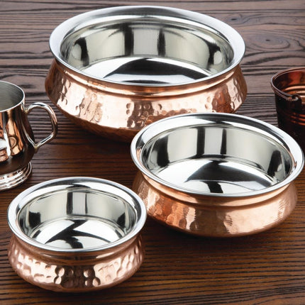 Oriental Copper Serving Bowl 110mm | Olympia 4