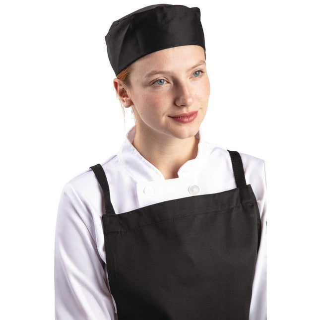 Unisex Black Poly-Cotton Skullcap XL | Whites