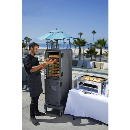Tall Hot Ultra Pro Cart | Cambro | Charcoal Grey 5