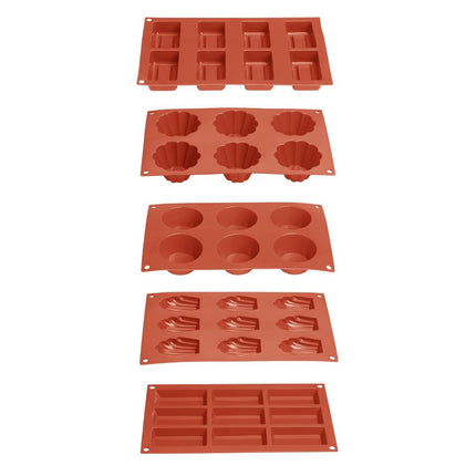 Vogue Silicone Square Cake Mold 8 Cup 6