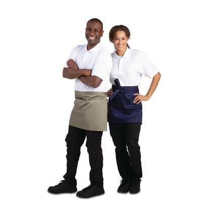 Short Bistro Apron Olive Green | Whites 4