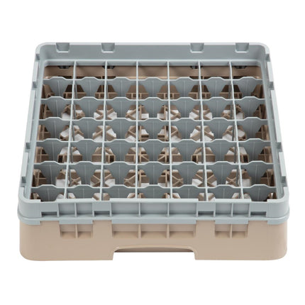 Dishwasher Rack with 49 Compartments, Max Glass Height 9.2cm | Cambro Camrack 2