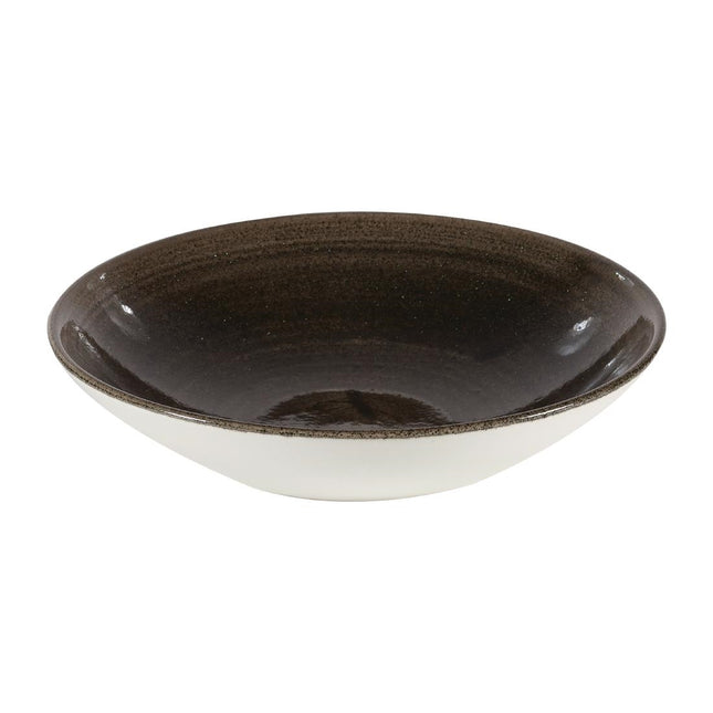 Stonecast Patina Evolve Iron Black Coupe Plates 182mm | Churchill 2