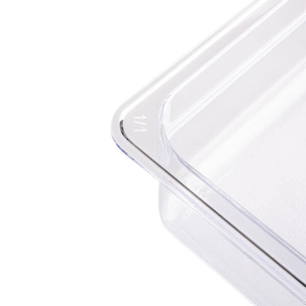 Polycarbonate 1/1 Gastronorm Container 150mm | Vogue | Transparent 4