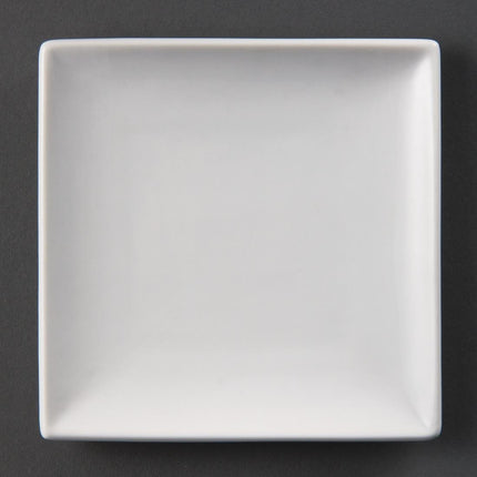 Square Whiteware Plates 14cm | Olympia Whiteware