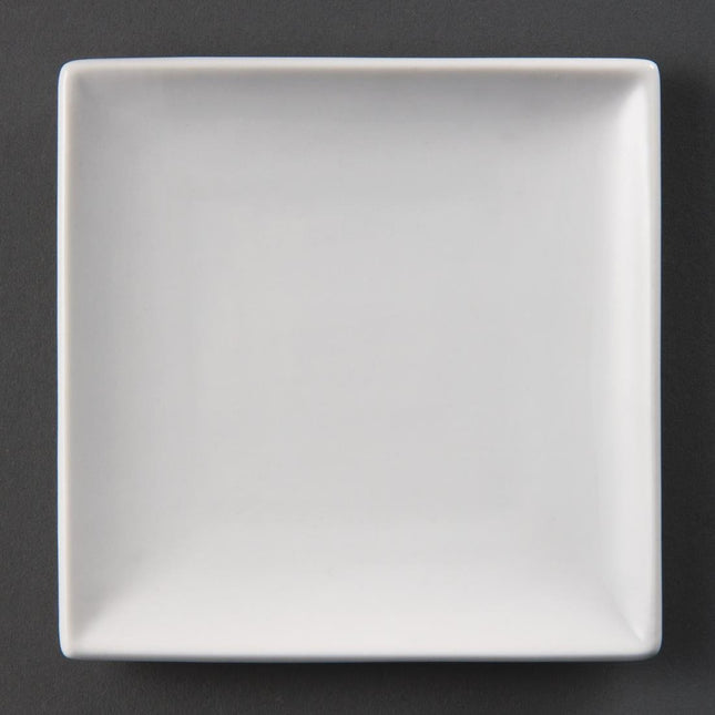 Square Whiteware Plates 14cm | Olympia Whiteware