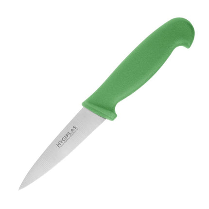 Paring Knife 9cm Green | Hygiplas