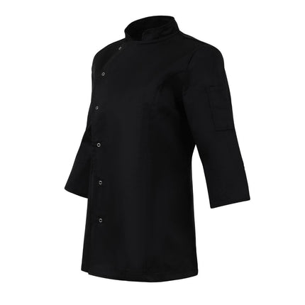 Women's Tailored Black Chef Jacket | Whites | Size S 2