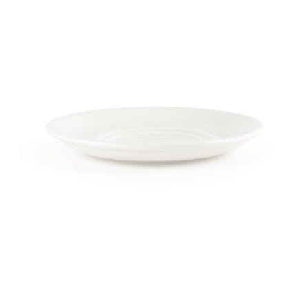 White Porcelain Saucers 15cm (24 pcs) | Churchill Maple