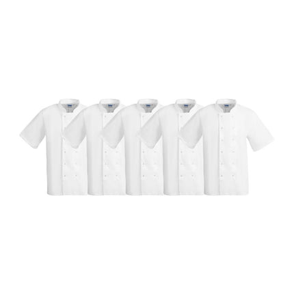 Unisex Chef Jacket White M (5-Pack) | Whites Boston