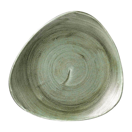 Stonecast Patina Burnished Green Lotus Plate 25.4cm | Churchill