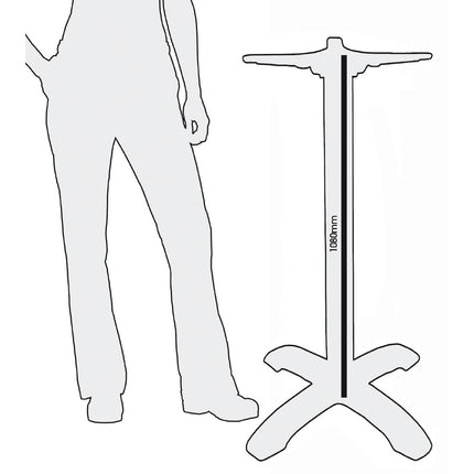 Cast Iron Bistro Table Base 108cm | Bolero 2