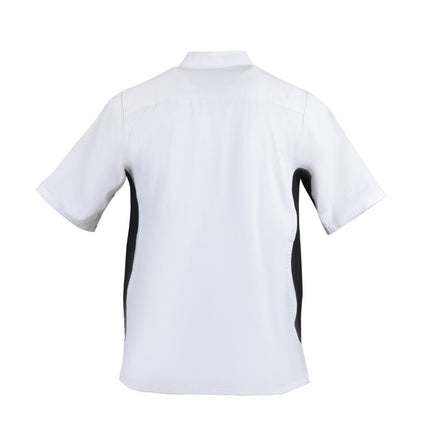 Lightweight Chef Jacket with Ventilated Black Side Panels | Whites Nevada | White M 4