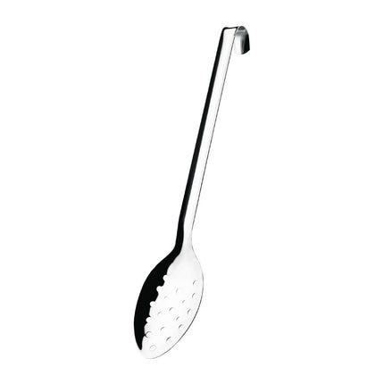 Perforated Stainless Steel Serving Spoon 35.5cm | Vogue