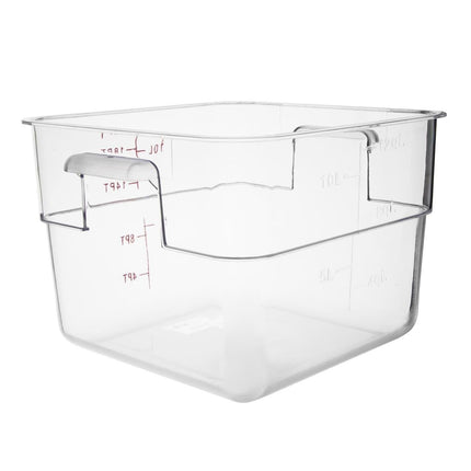 Polycarbonate Square Food Container 10L | Hygiplas 5