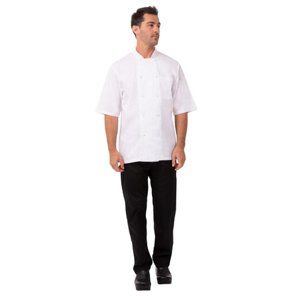 Montreal Cool Vent Unisex Chef Jacket with Superior Ventilation | Chef Works | White L 7