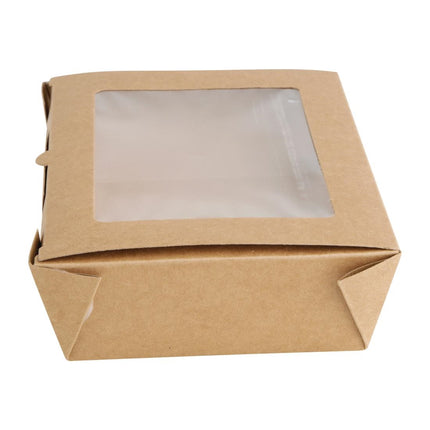 Recyclable Salad Box with PET Window 1200ml | Fiesta | 150 Pieces 2