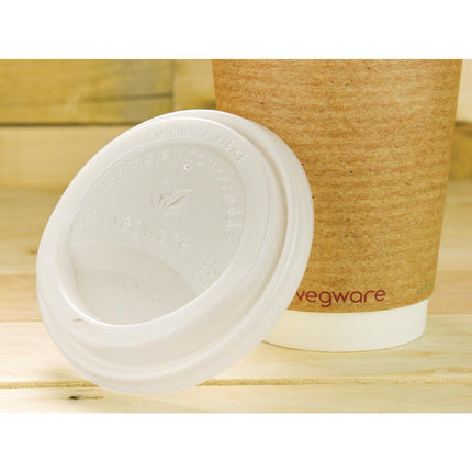 Compostable Lids for 340ml and 450ml Coffee Cups | Vegware 6