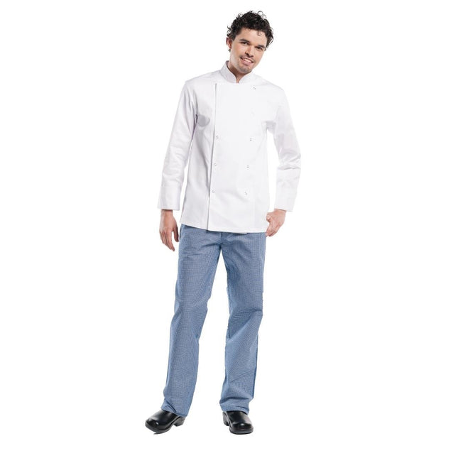 Long Sleeve White Chef's Jacket | Chaud Devant Hilton Poco | XXL 2