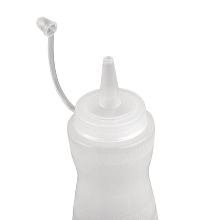 Squeeze Bottle with Cap | Vogue | 340ml | Transparent 3
